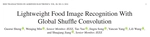 Lightweight Food Image Recognition With Global Shuffle Convolution
